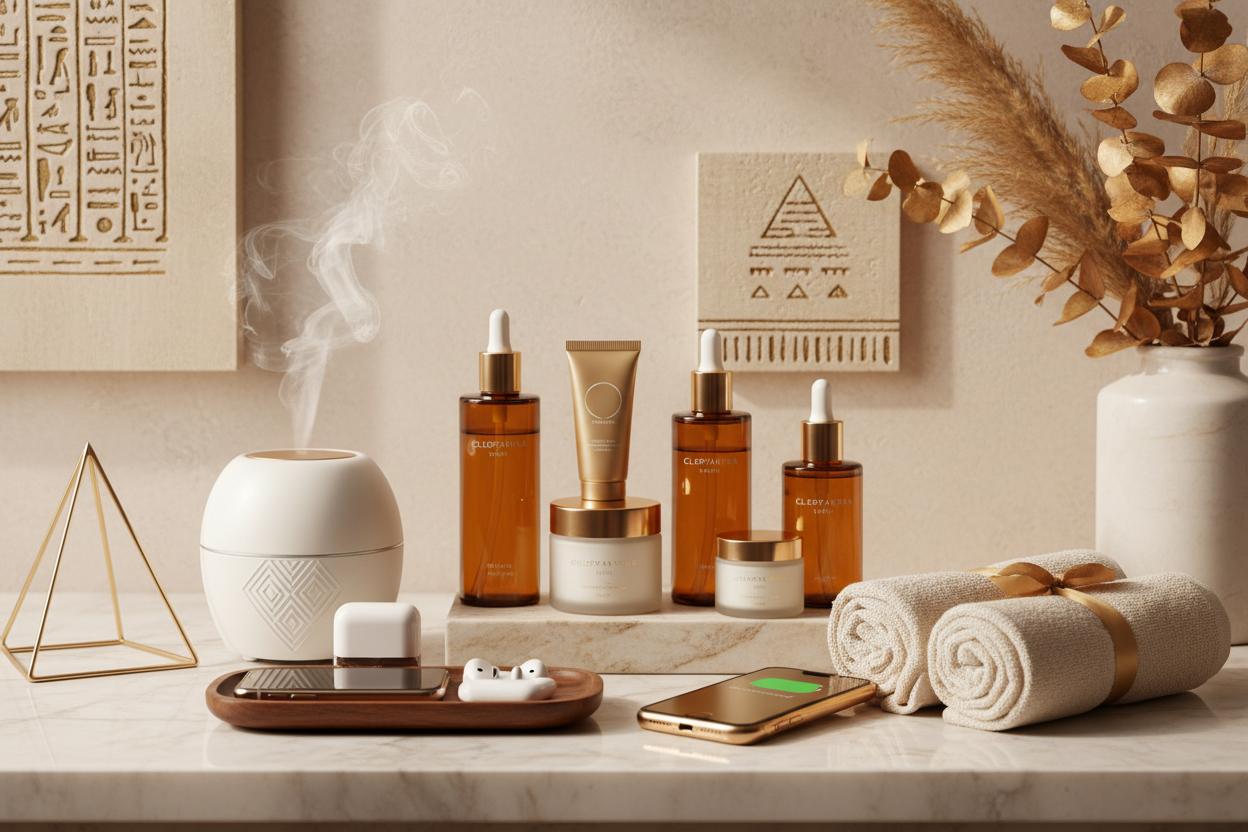 cover for Cleopatra Home luxury shop for beauty, home and gadgets