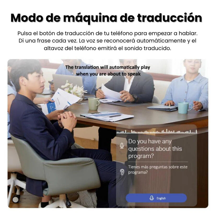 Auriculares Traductores Instantáneos