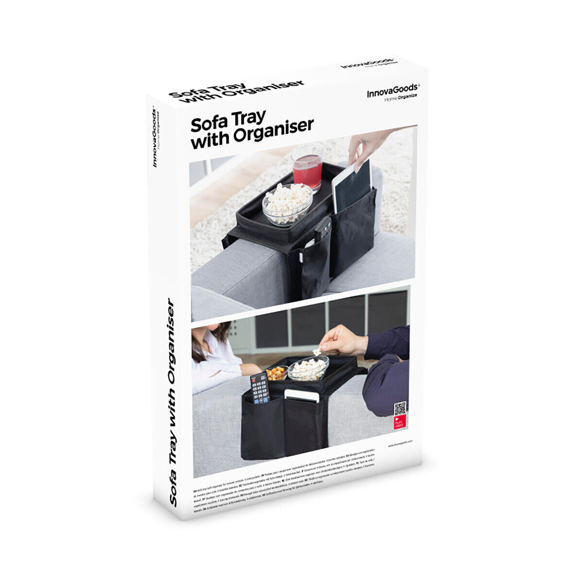 Bandeja para Sofá con Organizador de Mandos