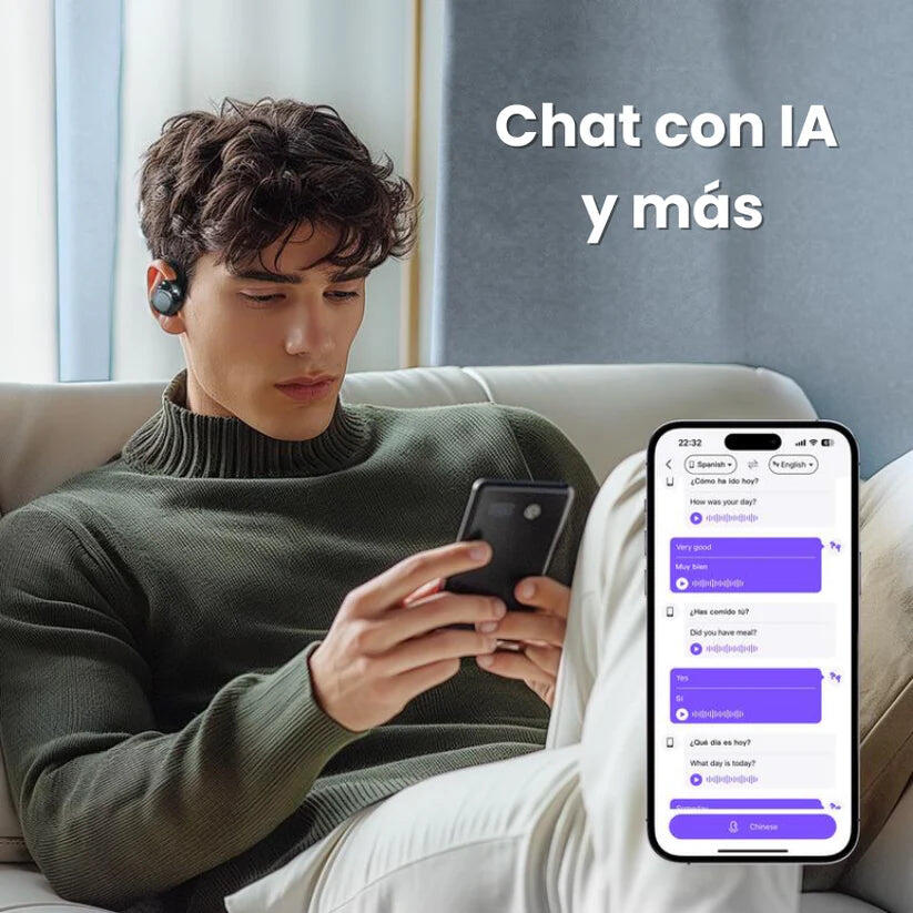 Auriculares Traductores Instantáneos